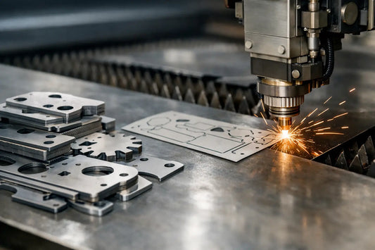 DXF File Laser Cutting Service for Metal Parts