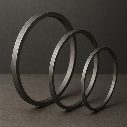 Mild Steel Ring Disc with Custom Inner/Outer Diameter 0.8-10mm Thickness