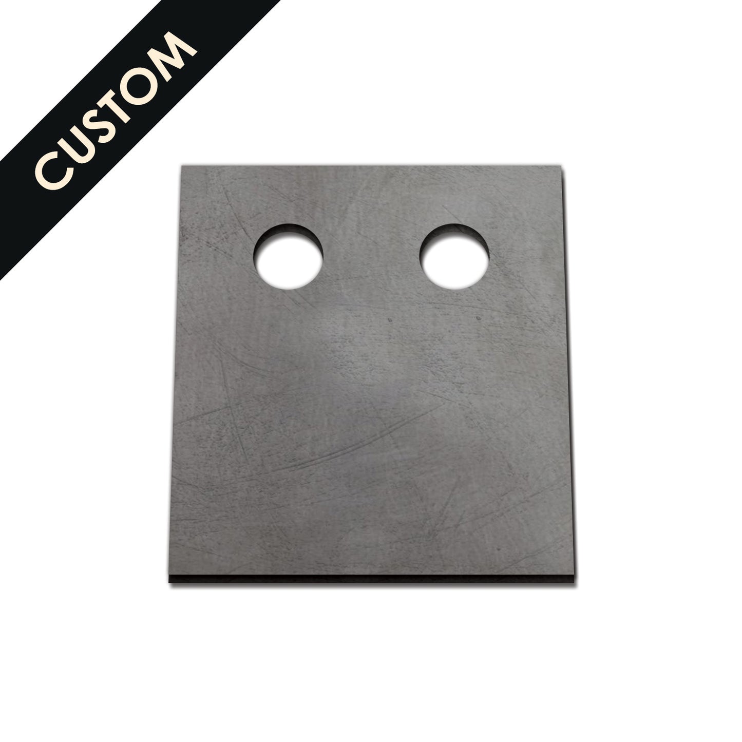 Mild Steel Custom Cleat with Custom Width/Height and Holes 1 -10mm Thickness