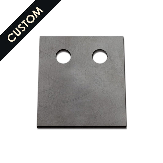 Mild Steel Custom Cleat with Custom Width/Height and Holes 1 -10mm Thickness