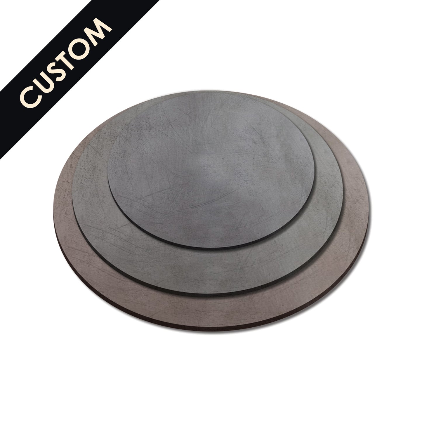 Mild Steel Disc with Custom Outer Diameter 0.8-10mm Thickness
