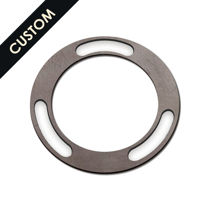 Mild Steel Custom Flange Arc Slots and Inner/Outer Diameter 1-10mm Thickness