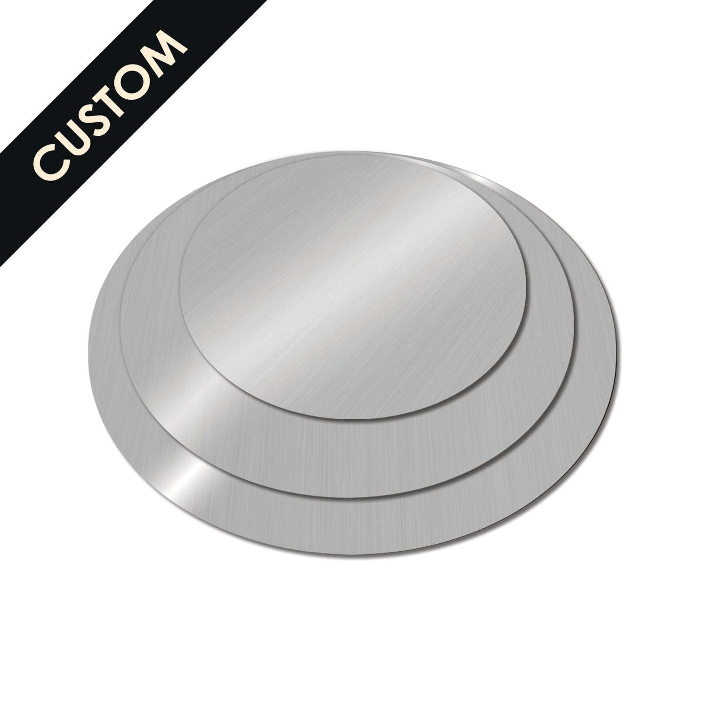 304 Stainless Steel Disc with Custom Outer Diameter 0.8-5mm Thickness