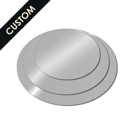 304 Stainless Steel Disc with Custom Outer Diameter 0.8-5mm Thickness